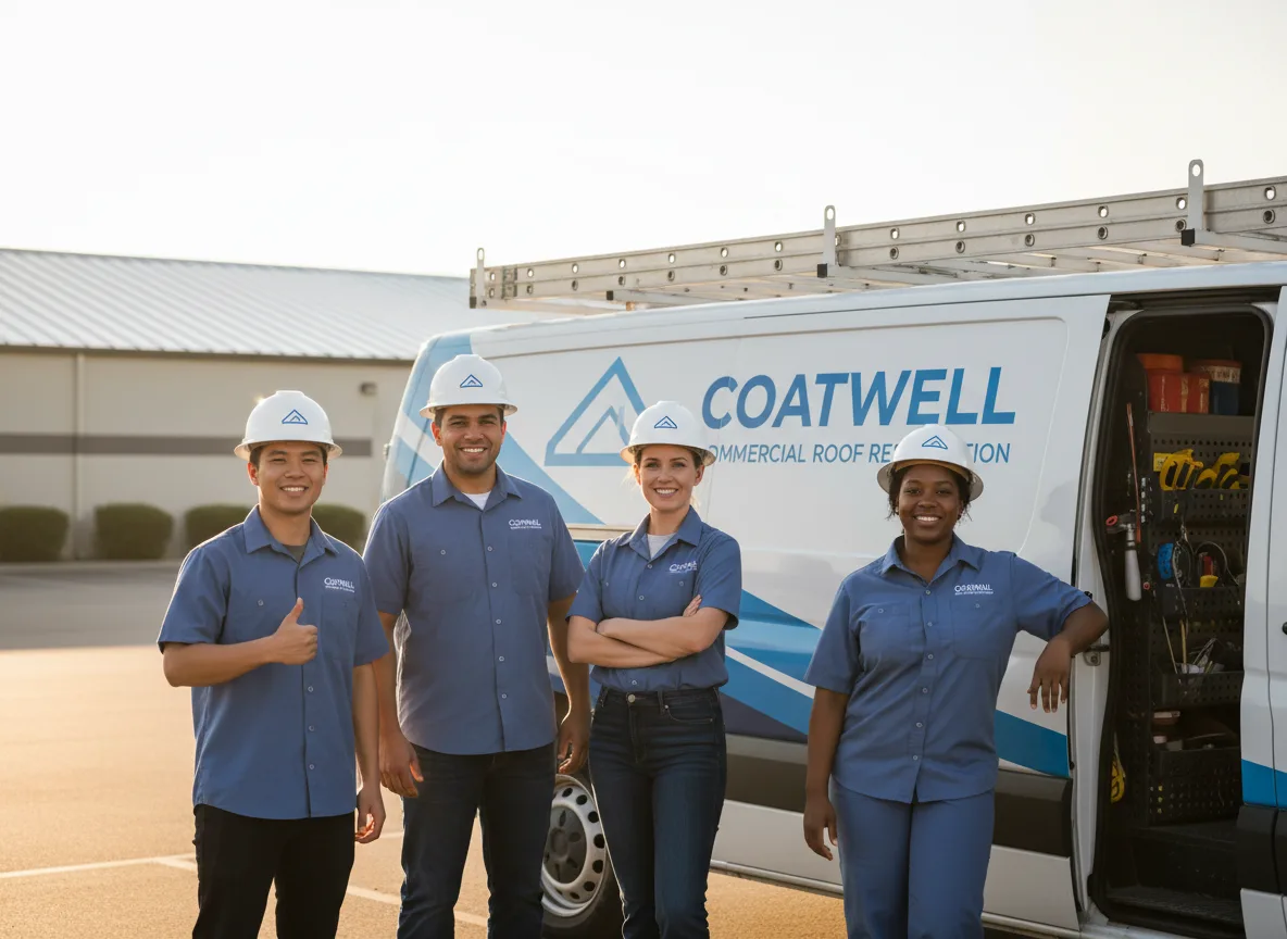 Commercial roof coating company in Shiocton, WI